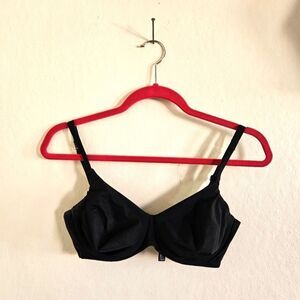 La Perla Underwire Unlined Bra in Black sz 32E